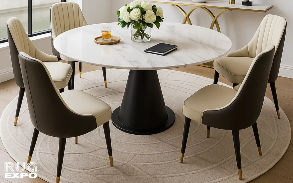 modern dining rugs