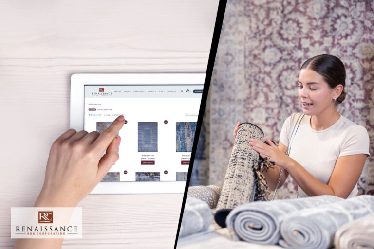 Online vs In-Store Rug Shopping