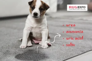 remove pet urine stains from rugs