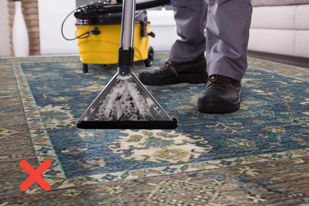 how carpet cleaners could damage your rug