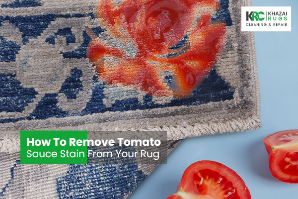 What makes removing a tomato sauce stain so difficult? 