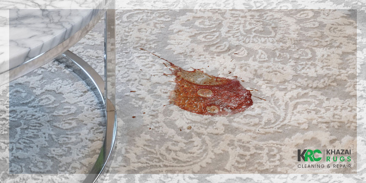 Espagnole sauce stains can be a pain to remove from your rug. Espagnole