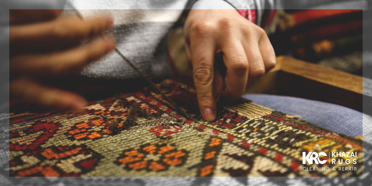 Why do antique rugs need professional repair?