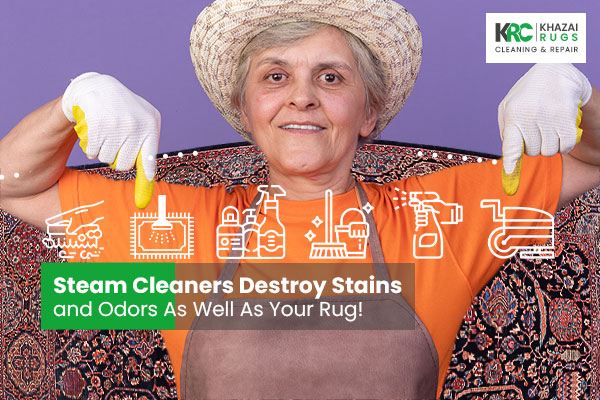Steam Cleaners Destroy Stains and Odors As Well As Your Rug!