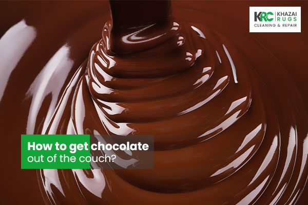 How to get chocolate out of the couch?