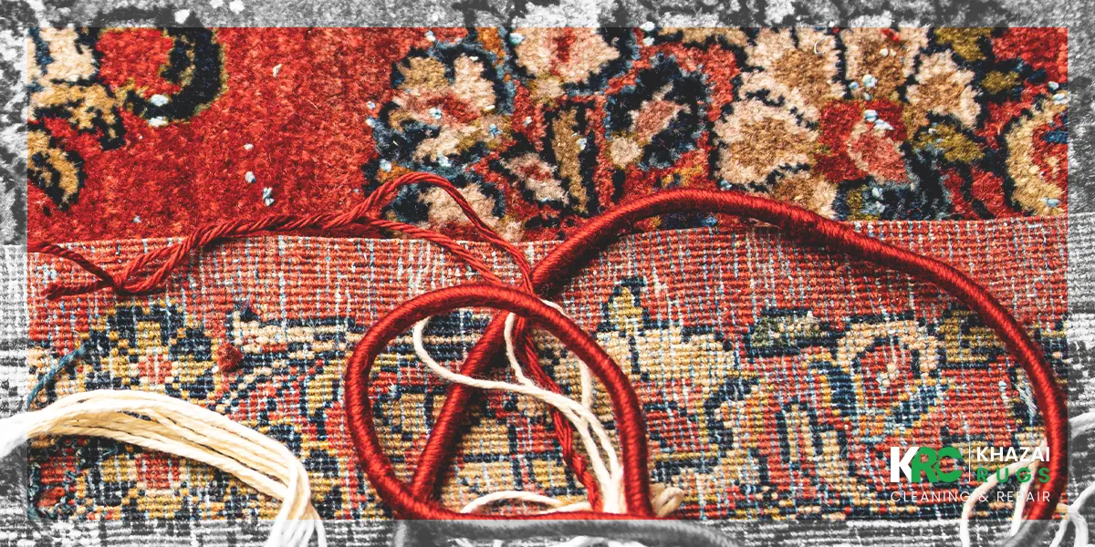 How do our professionals replace the fringe on Oriental rugs, Fringe on Oriental Rug
