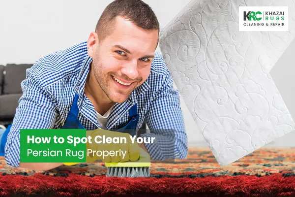 How to spot clean your Persian rug?