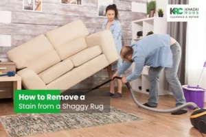 Remove a Stain from a Shaggy Rug