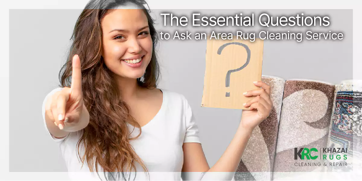 What questions to ask a professional area rug cleaner