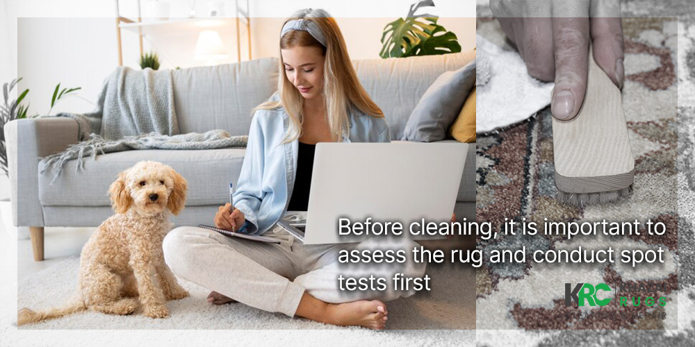 how to clean a persian rug of urine