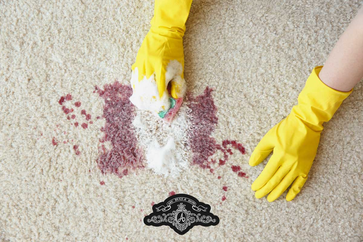  Handle Different Types of Stains on Rugs
