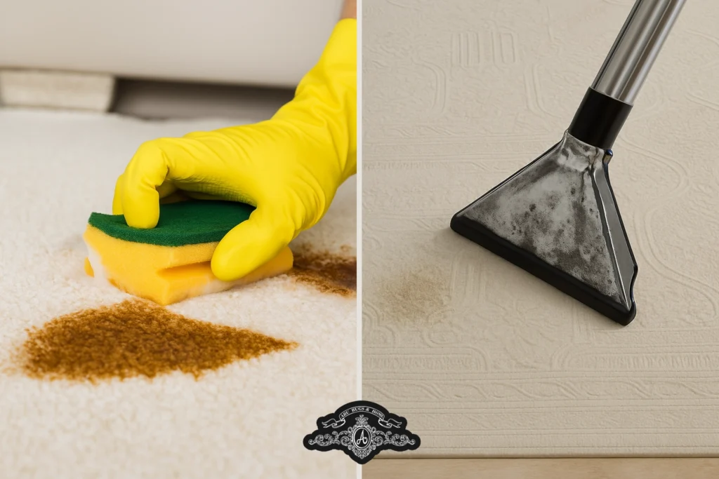 best way to clean white rugs